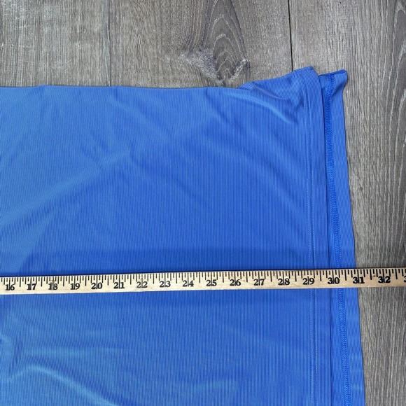 RLX Ralph Lauren Polo Shirt Mens Medium Blue Wicking Golf Performance Stretch - Picture 6 of 9